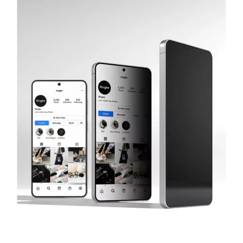 Samsung Galaxy S26+ Plus Ringke Easy Slide 2 db-os Privacy üvegfólia