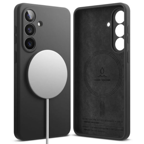 Samsung Galaxy S26 Ringke Szilikon Mágneses Magsafe Tok fekete