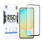 Lito - 2.5D Teljesragasztású Üveg - Samsung Galaxy S24 FE - Fekete üvegfólia
