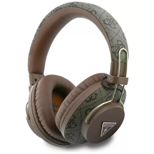 Guess Triangle Logo Bluetooth ENC fejhallgató barna