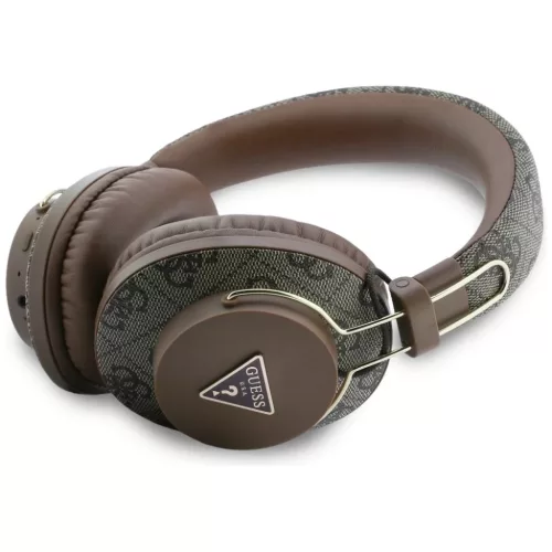 Guess Triangle Logo Bluetooth ENC fejhallgató barna