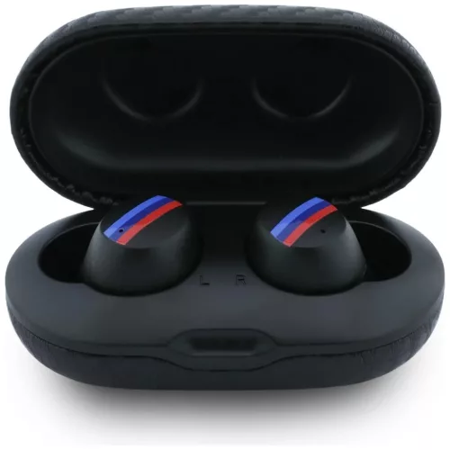 BMW Carbon Metal Logo ENC fekete Bluetooth TWS fülhallgató