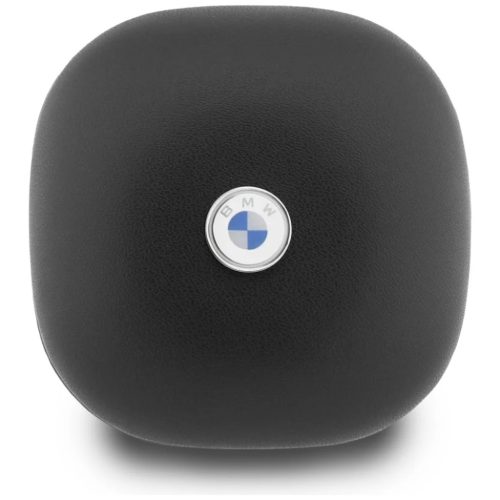 BMW Bluetooth TWS bőr fülhallgató Metal Logo ENC fekete