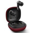 Bluetooth TWS BMW Bőr Fém Logó ENC piros vezeték nélküli fülhallgató