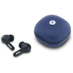 BMW bőr fém logó ENC kék Bluetooth TWS fülhallgató