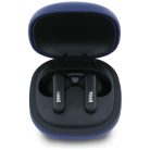BMW bőr fém logó ENC kék Bluetooth TWS fülhallgató