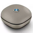 Taupe Bluetooth TWS fülhallgató BMW bőr fém logó ENC