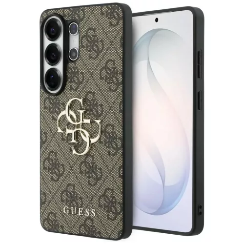 Samsung Galaxy S26 Ultra tok Guess 4G Big Metal Logo barna tok