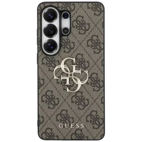 Samsung Galaxy S26 Ultra tok Guess 4G Big Metal Logo barna tok