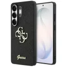 Samsung Galaxy S26 Ultra tok Guess Fix Glitter Big 4G Metal Logo fekete tok