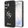 Samsung Galaxy S26 Ultra tok Guess Fix Glitter Big 4G Metal Logo fekete tok