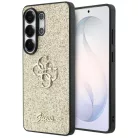 Samsung Galaxy S26 Ultra tok Guess Fixed Glitter Big 4G Metal Logo arany tok