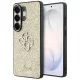 Samsung Galaxy S26 Ultra tok Guess Fixed Glitter Big 4G Metal Logo arany tok