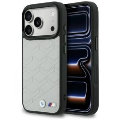 iPhone 17 Pro Max BMW M Shape Logo MagSafe szürke tok