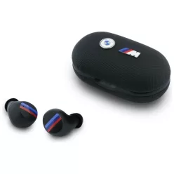   BMW Metal Logo ENC Vezeték nélküli fülhallgató Bluetooth TWS fekete