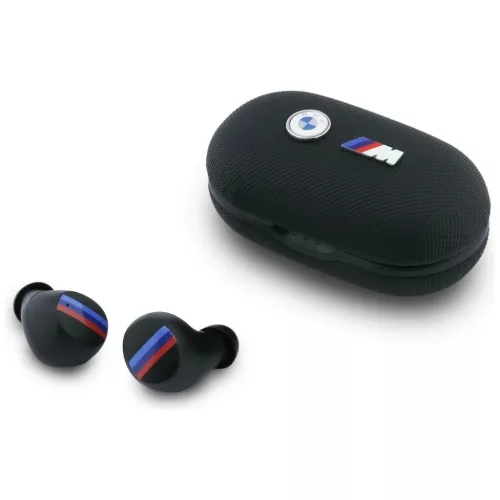 BMW Metal Logo ENC Vezeték nélküli fülhallgató Bluetooth TWS fekete