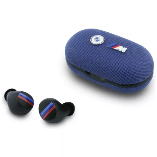 BMW Headphones Bluetooth TWS Metal Logo ENC kék