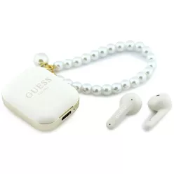   Guess Pearl Strap TWS vezeték nélküli fülhallgató fehér