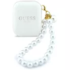 Guess Pearl Strap TWS vezeték nélküli fülhallgató fehér