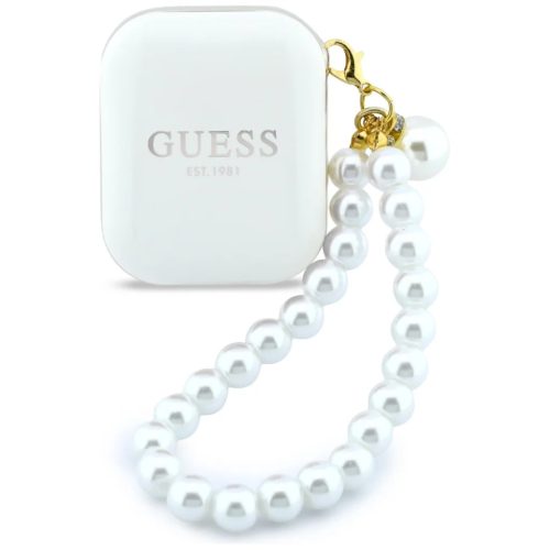 Guess Pearl Strap TWS vezeték nélküli fülhallgató fehér