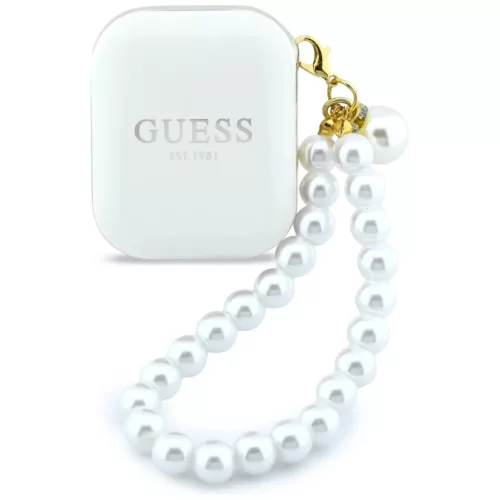 Guess Pearl Strap TWS vezeték nélküli fülhallgató fehér