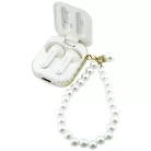 Guess Pearl Strap TWS vezeték nélküli fülhallgató fehér