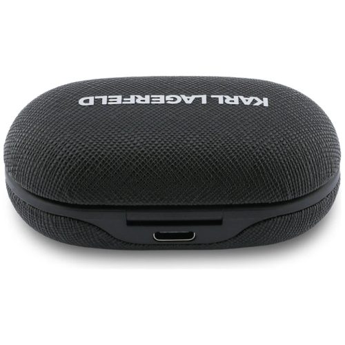 Karl Lagerfeld Saffiano Logo ENC fekete TWS vezeték nélküli fülhallgató