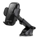 Blavec autós tartó BHC-03 15W-os indukciós töltéssel szélvédőre (BHC03-WIB) fekete