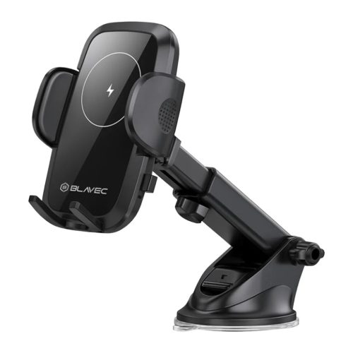 Blavec autós tartó BHC-03 15W-os indukciós töltéssel szélvédőre (BHC03-WIB) fekete