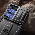 Samsung Galaxy S26 Ultra Tech-protect Kevlar Cam+ 2-set fekete tok