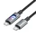 LED Kábel USB C to USB C Hoco 3A 60W 1,2 m U144 fekete