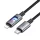 USB C - Lightning LED kábel Hoco PD 27W 1,2 m U144 fekete