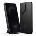 Samsung Galaxy S26 Tech-protect Kevlar Aura Magsafe tok Czarno-Pomarańczowy