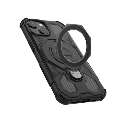 Samsung Galaxy S26 Ultra Fehér Átlátszó Techsuit Carbon Shield PRO tok