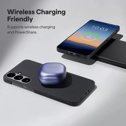 Samsung Galaxy S26 Ultra Fekete Techsuit Aramid Szálas MagSafe tok