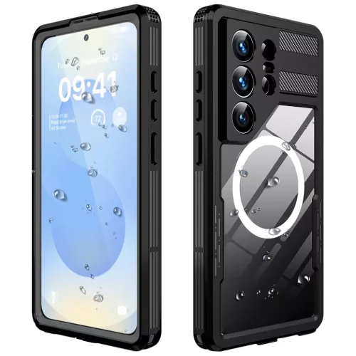 ShellBox - Vízálló IP68 tok - Samsung Galaxy S26 Ultra - Fekete tok