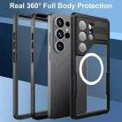 ShellBox - Vízálló IP68 tok - Samsung Galaxy S26 Ultra - Fekete tok