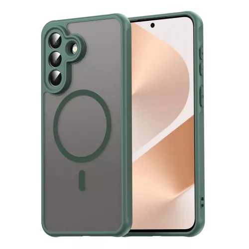 Samsung Galaxy A57 5G Zöld Techsuit - HaloFrost II MagSafe tok