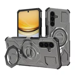   Samsung Galaxy A57 5G Füst Fekete Techsuit Carbon Shield PRO tok