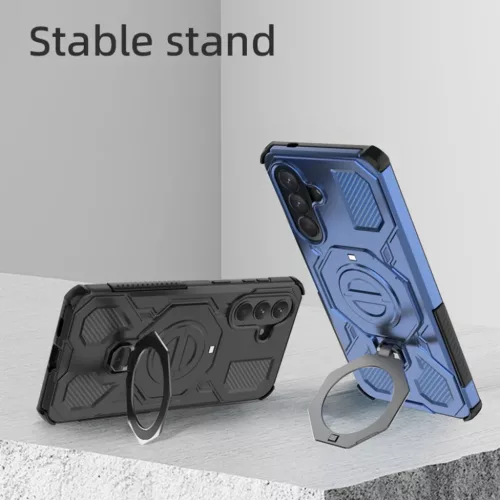 Samsung Galaxy A57 5G Füst Fekete Techsuit Carbon Shield PRO tok