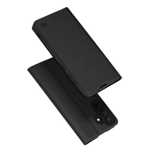 Samsung Galaxy A57 5G Fekete Techsuit Magskin Fliptok