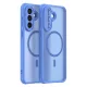 Samsung Galaxy A57 5G Égkék Techsuit HaloFrost II MagSafe tok