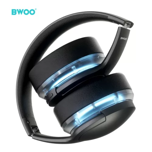 BWOO BW587 vezeték nélküli fejhallgató prémium hangminőség fekete