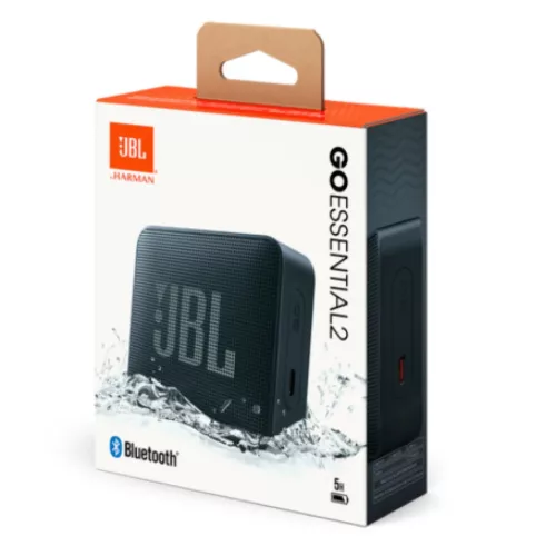 Bluetooth Hangszóró JBL GO Essential 2, 3.1W, Pro Hangzás, Vízálló, Fekete