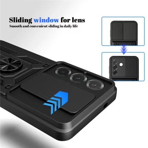 Samsung Galaxy A57 5G Zöld Techsuit CamShield sorozat tok
