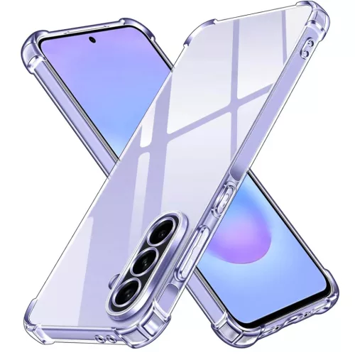 Samsung Galaxy A57 5G Átlátszó Techsuit Ütésálló Átlátszó Szilikon tok
