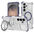 Samsung Galaxy S26 Kék Átlátszó Techsuit Carbon Shield PRO tok