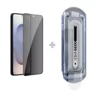 Nillkin 0.25mm Guardian 2.5D üvegfólia Samsung Galaxy S26+ Fekete (applikátorral)