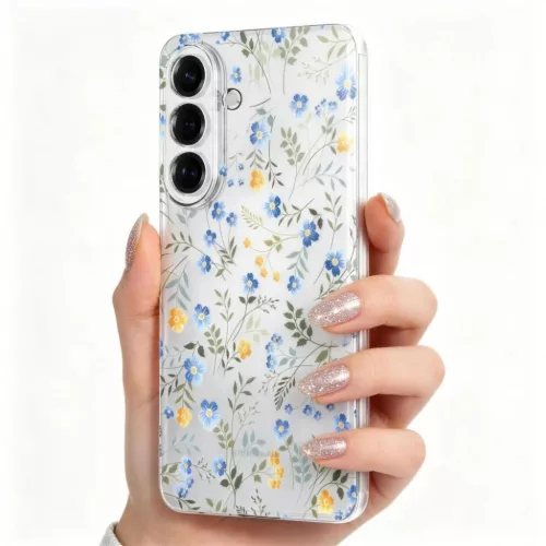 Samsung Galaxy A57 5G Tech-protect Flexair tavaszi virágok tok