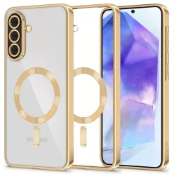   Samsung Galaxy A57 5G Tech-protect Magflex Magsafe tok Shiny Gold